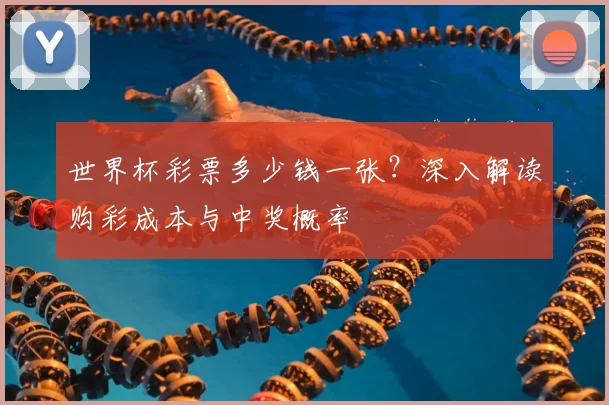 世界杯彩票多少钱一张?深入解读购彩成本与中奖概率